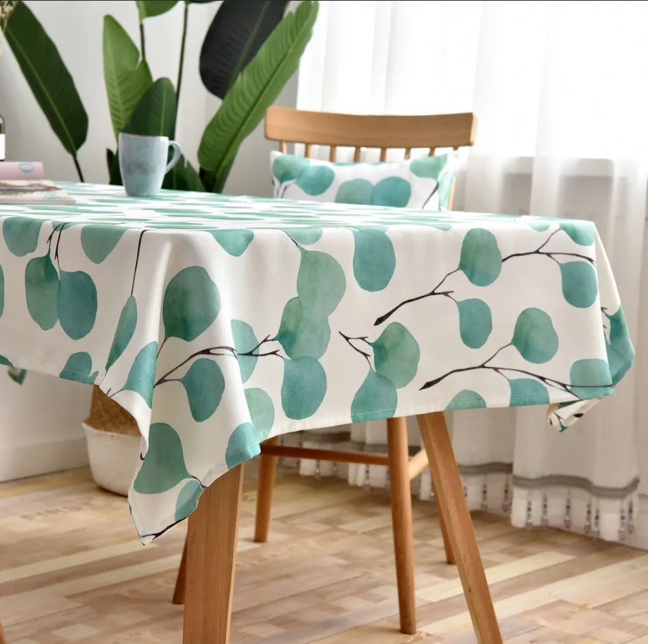 Coffee Table Tablecloth Fabric Rectangular Cover Nordic Spring Living Room Small Fresh Waterproof Mantel Antimanchas |