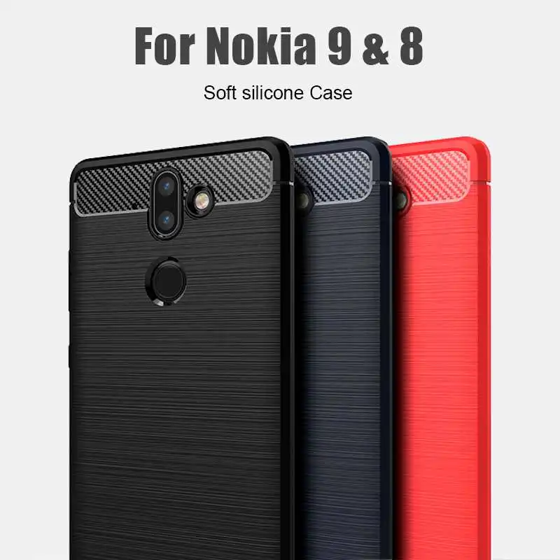 

Mokoemi Shockproof Soft Case For Nokia 9 8 Phone Case Cover