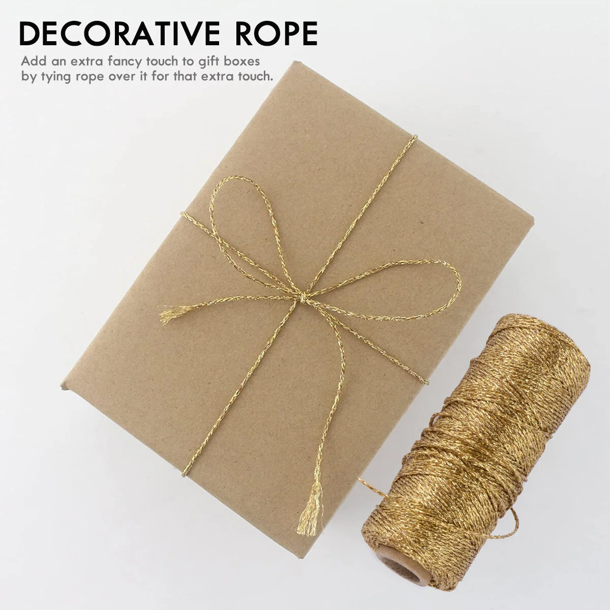 

1 Roll DIY Tied Rope Decorative Rope Creative DIY Crafts Rope for Decor Use