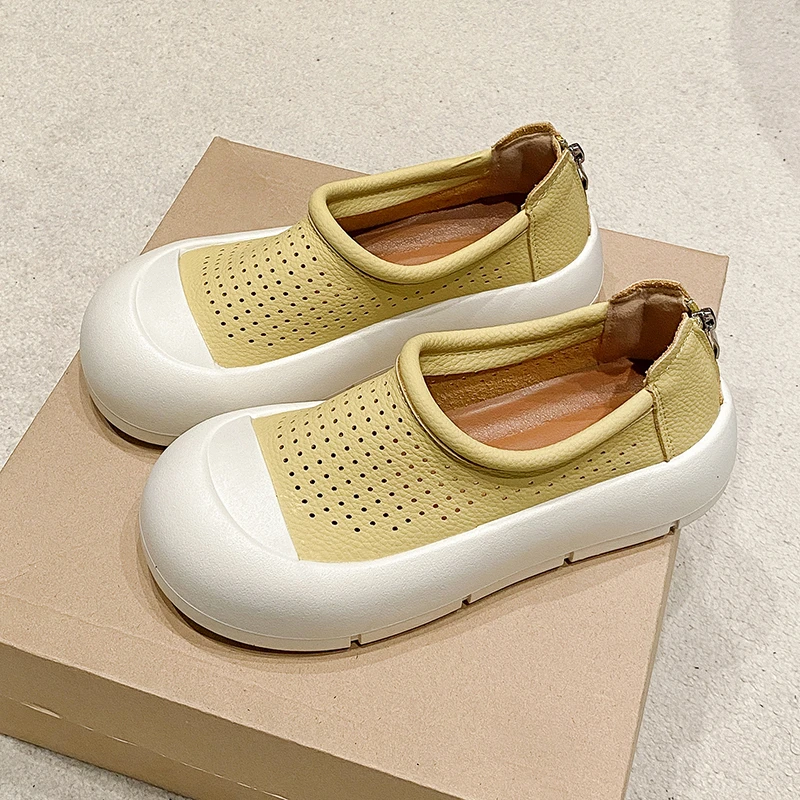 Женские дизайнерские низкие Туфли с круглым носком удобные уличные офисные