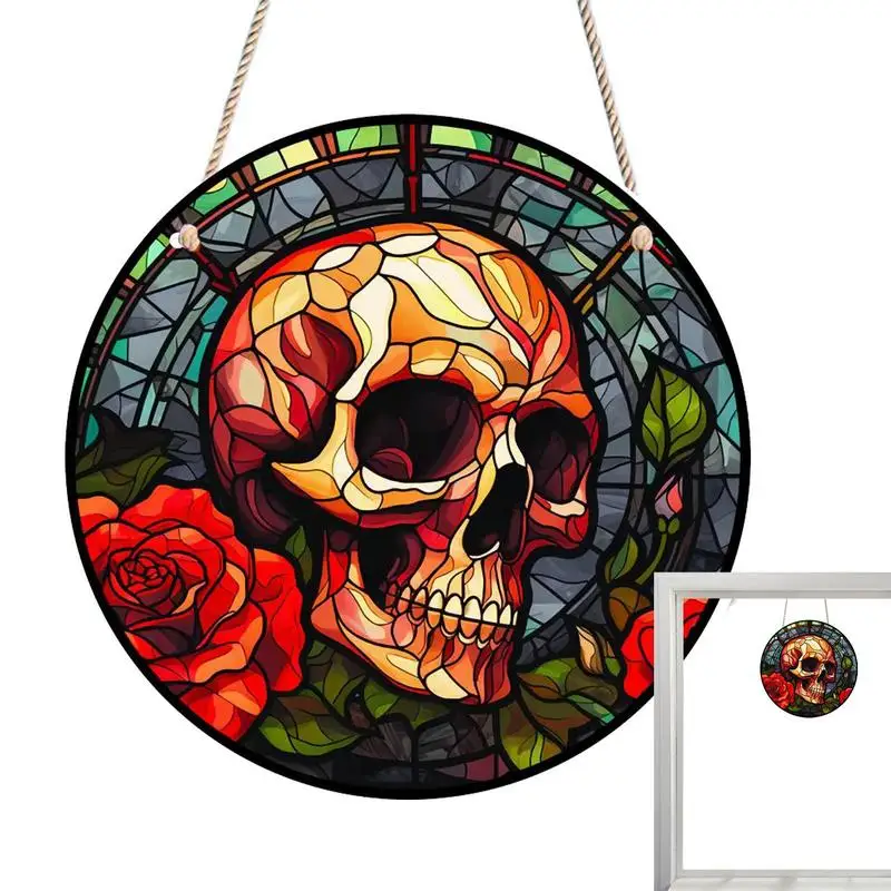 

Halloween Skeleton Sign Acrylic Window Wall Door Skeleton Decors Halloween Decors And Accessories Party Supplies For Yard Balcon