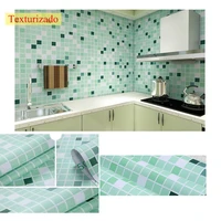 wallpaper sticker for kitchen bathroom tile verdetextured pastilha 1m x 61cm