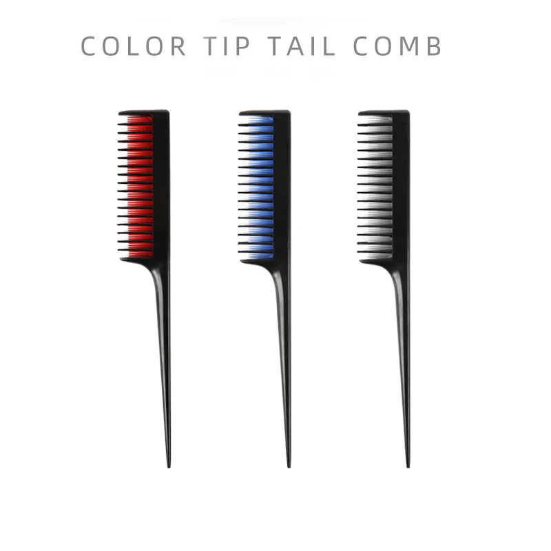 

Антистатическая расческа для парикмахерской, пластиковый триммер для стрижки волос, расческа для окрашивания, Стайлинг волос