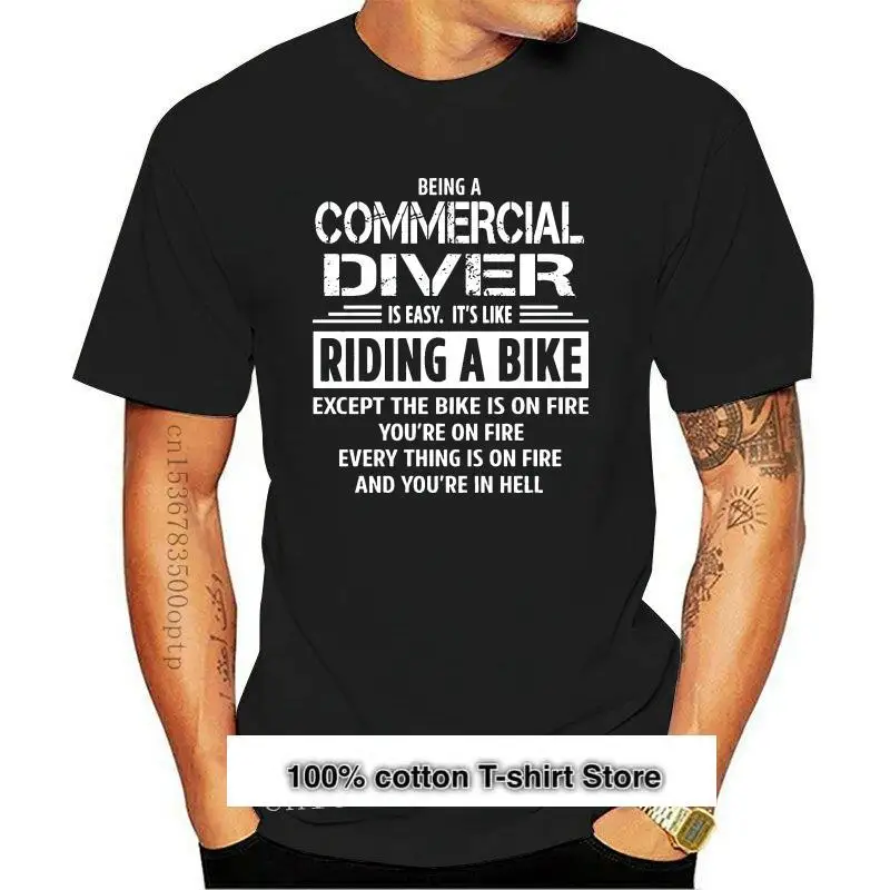 

Camiseta de buzo para hombre y mujer, camisa comercial, nueva
