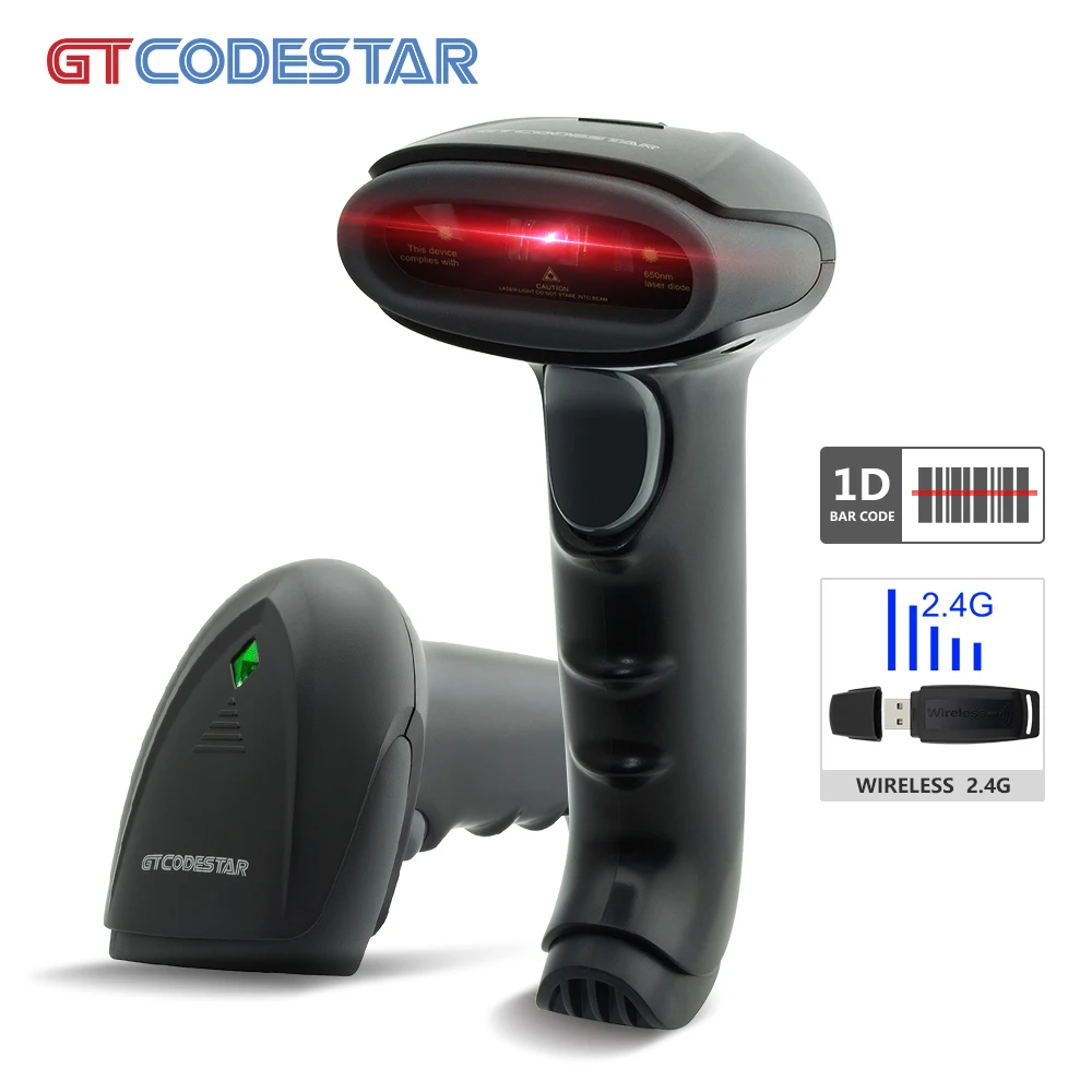 Портативный лазерный считыватель штрих-кода GTCODESTAR X-600 сканер штрих-кода для супермаркетов Scan Price Label Handheld 2,4G
