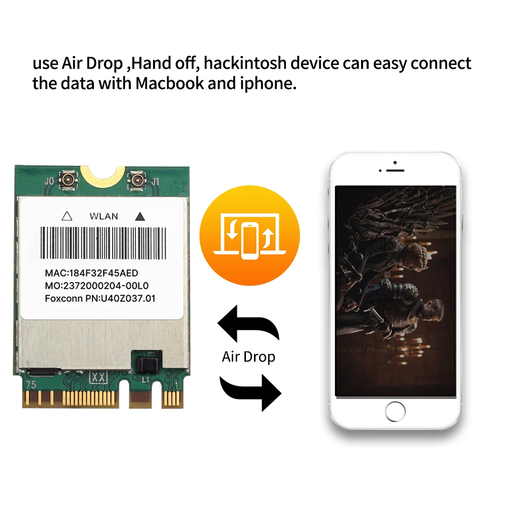 Беспроводная Wi-Fi карта Fenvi 1200 Мбит/с