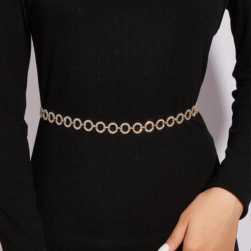 

Luxury Women's Waist Chain Belt Belly Chains Vintage Body Jewelry Dress Decorations Chains Waistband Chain Belt Office Lady Belt