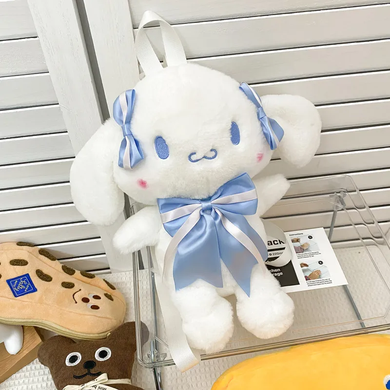 

Милый Плюшевый Рюкзак для куклы Sanrio Cinnamoroll, рюкзак Jk, Оригинальный Универсальный милый подарок для девочки, рождественский подарок для дете...