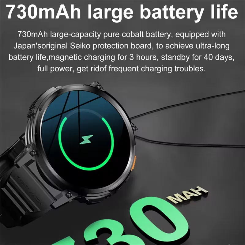 Мужские смарт-часы с Bluetooth 2024 дюйма 1 85 мАч