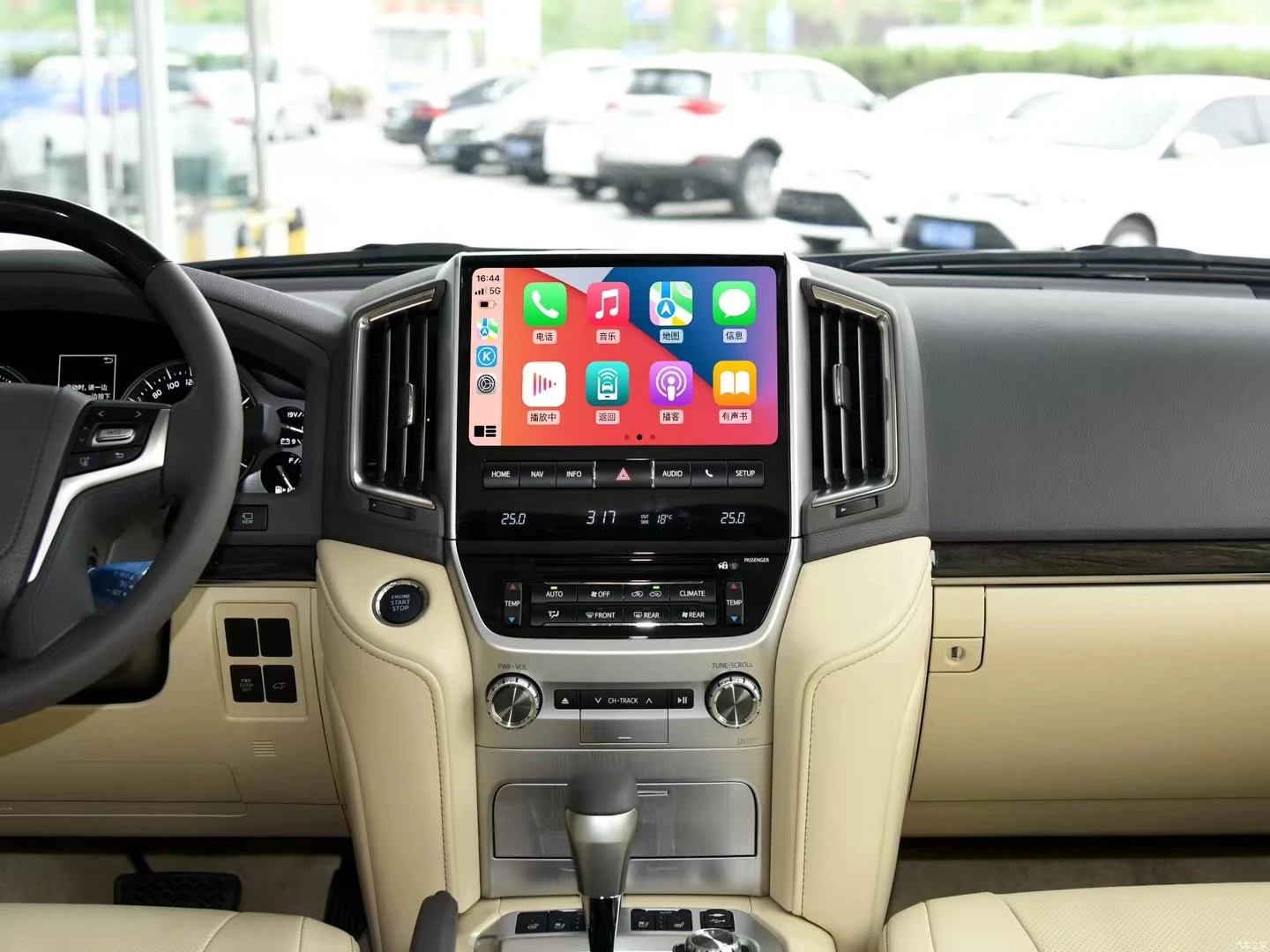 Автомобильное радио Android для Toyota Land Cruiser VXR 2016 2017 2018 2019 2020 2021 мультимедийный плеер