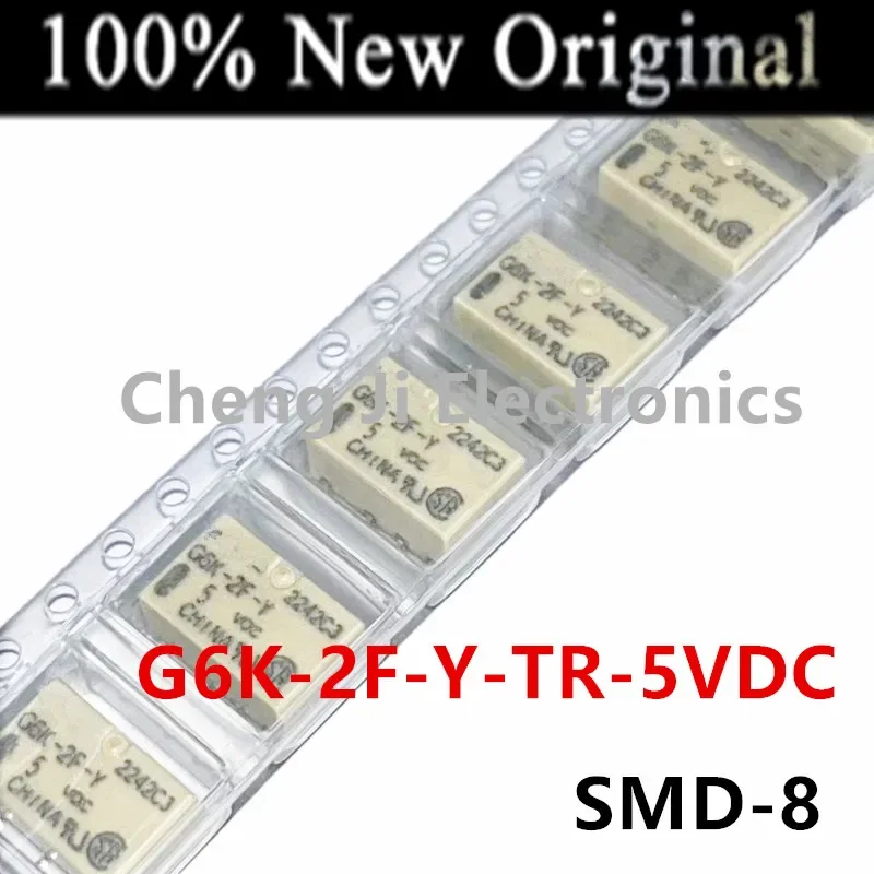 Фото 10 шт./лот G6K-2F-Y-3VDC 、G6K-2F-Y-4.5VDC 、G6K-2F-Y-5VDC 、G6K-2F-Y-12VDC 、G6K-2F-Y-24VDC Новое универсальное реле G6K-2F-Y-TR №3