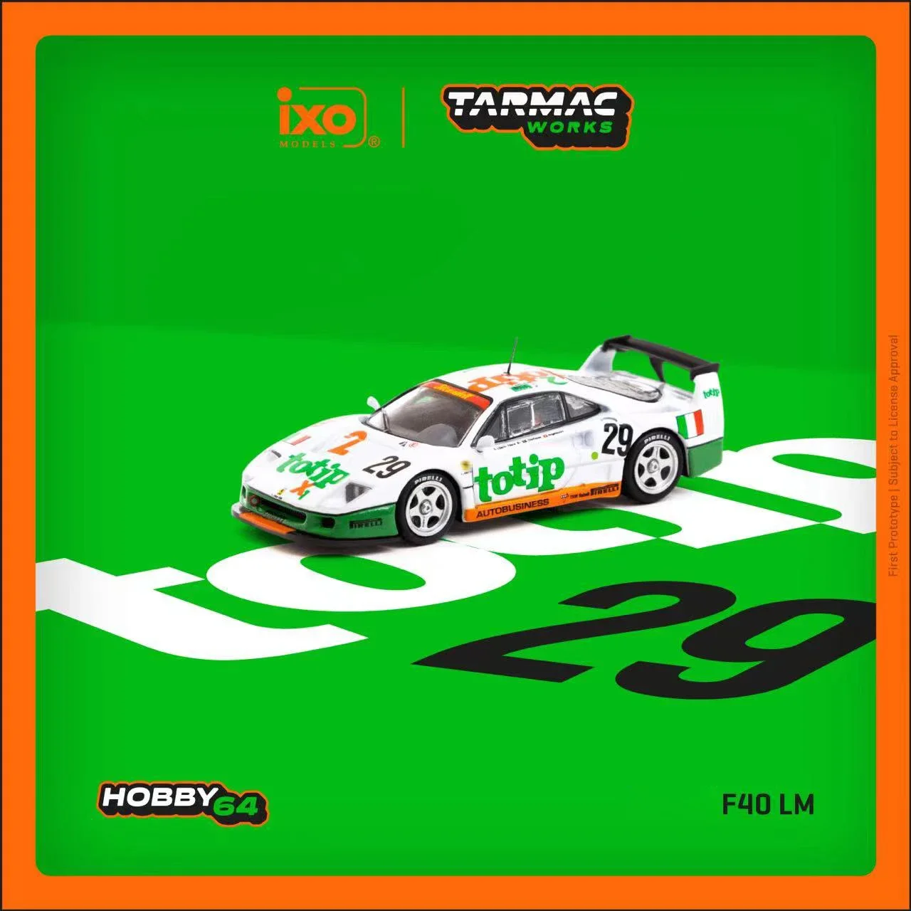 

Tarmac работает 1:64 F40 LM 24h от Le Mans 1994 коллекция литых под давлением моделей автомобилей миниатюрные машины
