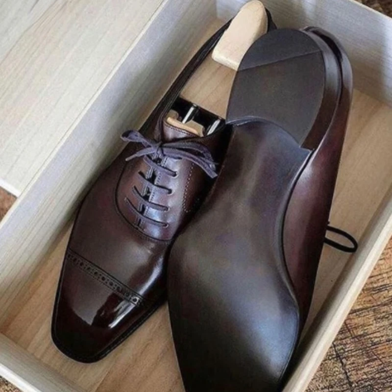 

Женские туфли из искусственной кожи на коротком каблуке, однотонные, со шнуровкой, профессиональные, Классические, модные, Нескользящие, фо...