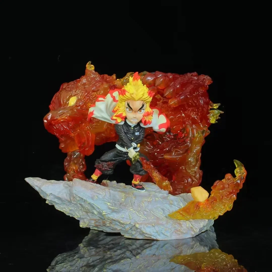 

Demon Slayer Anime Rengoku Kyoujurou Zero Fire Dragon Pvc Action Figure Kimetsu No Yaiba Figurine Toys Model Doll Gift