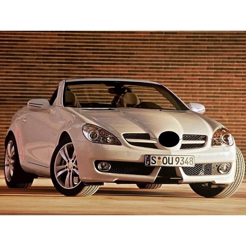 Фото Алмазная решетка радиатора для Mercedes-Benz SLK-Class R171 SLK200 SLK300 SLK350 SLK55 2008-2010 в стиле GT, запасная часть для автомобиля №4