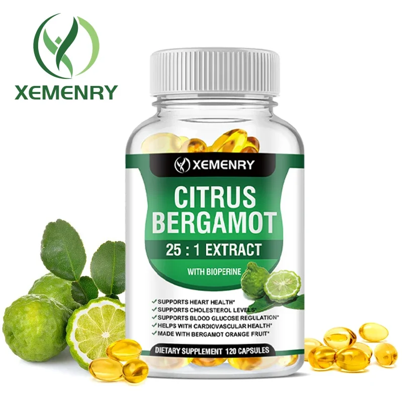 

Citrus Bergamot 25:1 Extract - Supports Cholesterol Levels and Overall Heart Health in Men and Women