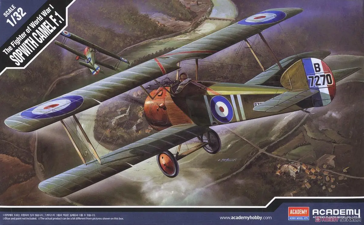 

Academy AC12109 1/32 Sopwith Camel F-1 (Plastic model)