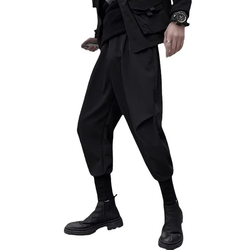 Мужские брюки приталенного кроя в корейском стиле Nada Laks повседневные деловые