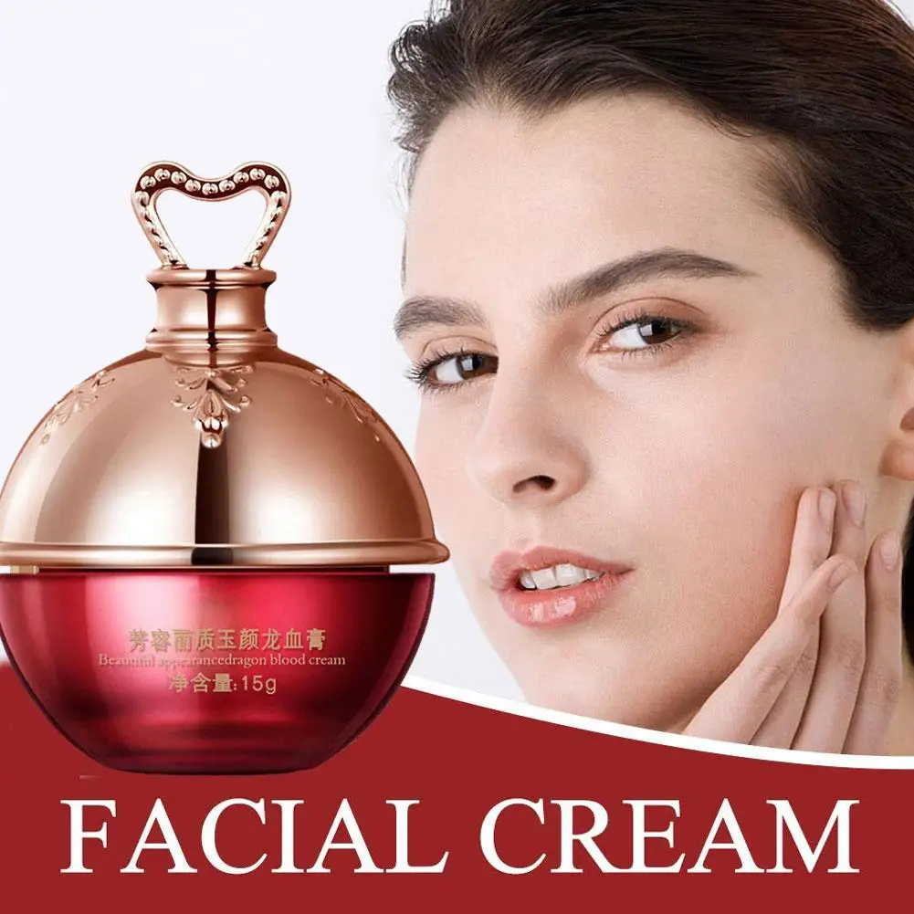 

Dragon Blood Paste Face Refine Pores Fade Fine Lines Cream Skin Facial 15g Care Whitening Moisturizing Aging Q3I6