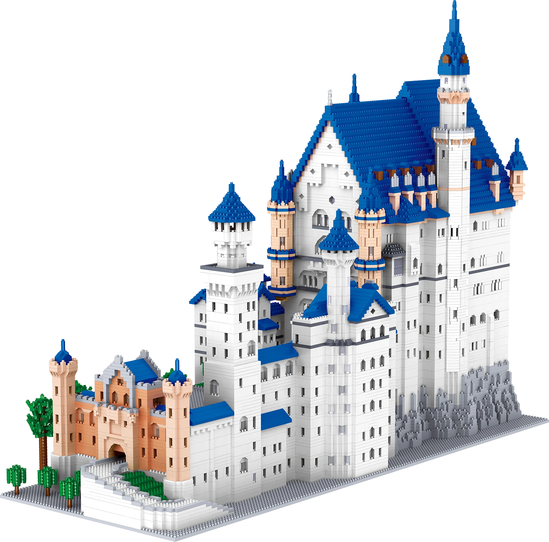 

Neuschwanstein Castle Princess Building Blocks Kit Makes a Great Gift for Boys and Girls Birthday Party Favors