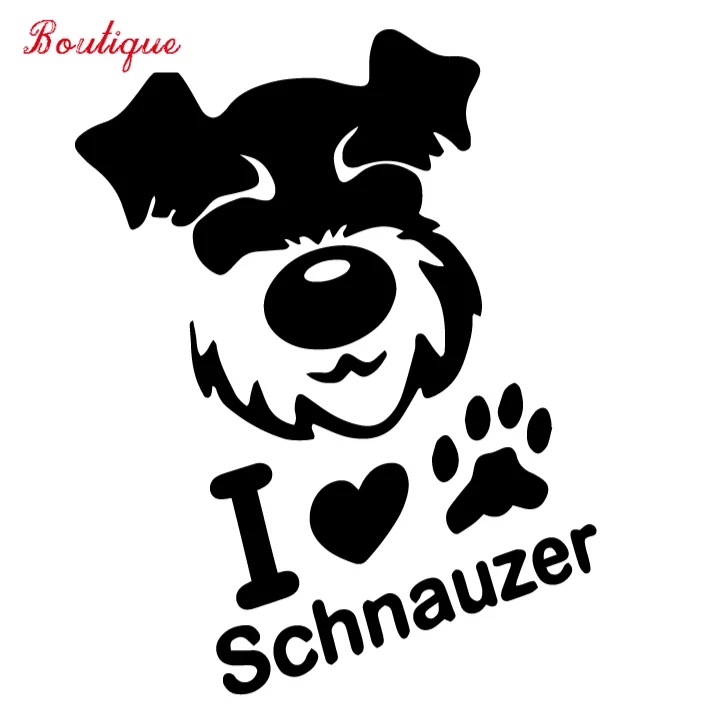 

Shed scratch dog car stickers, waterproof and sunscreen fun packaging vinyl I love sinari double auto products auto parts