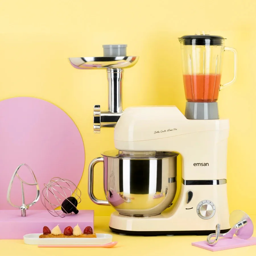 

5 in 1 Multi-functional home appliance dough food stand mixer with blender and juicer