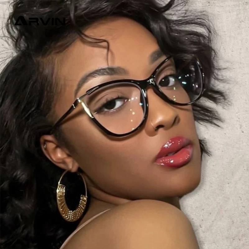 

Модные дизайнерские женские очки в стиле ретро с защитой от синего света, металлическая оправа кошачий глаз, брендовые качественные трендо...