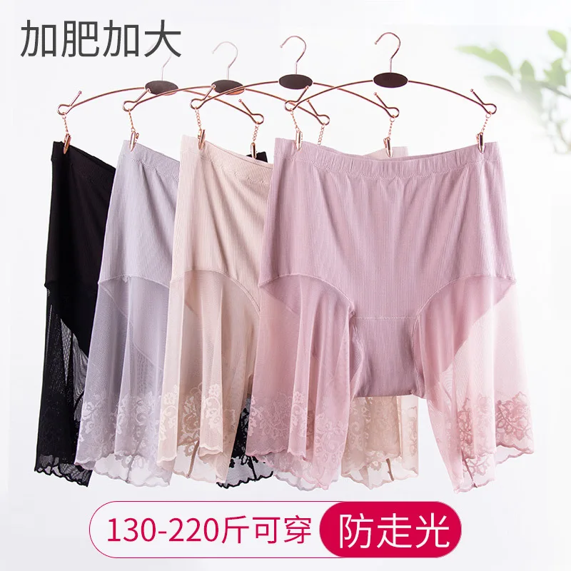 

Защитные брюки большого размера, женские Пятиточечные брюки, антибликовое тонкое нижнее белье без закручивания, двухв-1, ножки с защитой от ...