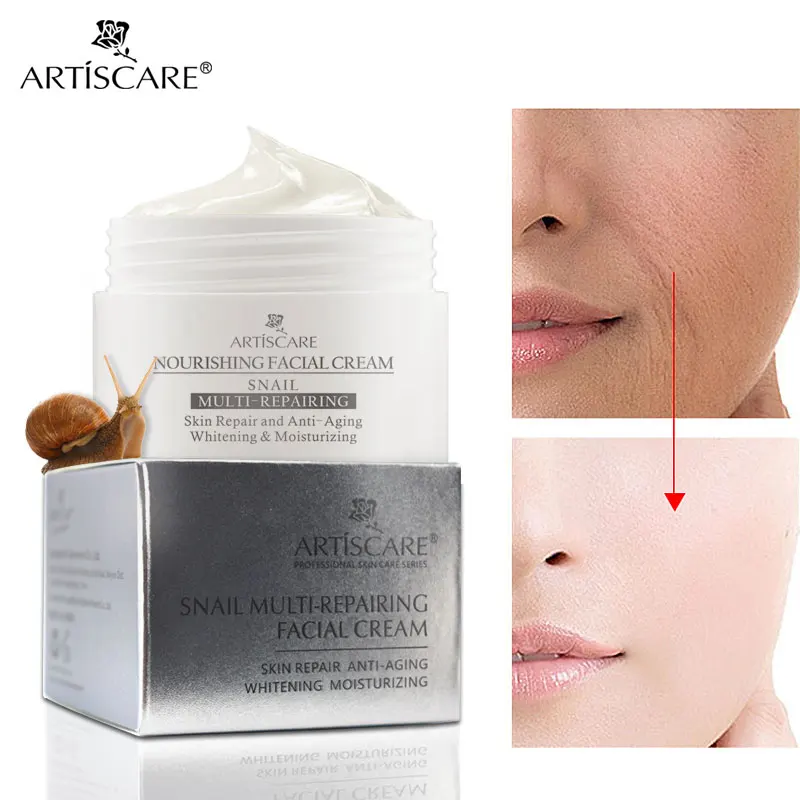 

ARTISCARE Snail Repair Facial Cream Aging Aniti Oil-Control Facial Skin Care Anti Wrinkle Shrink Pores Moisturizing Lifting Skin