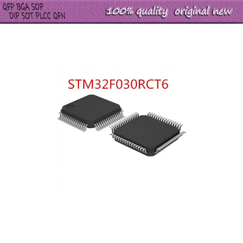 

Новинка 2 шт./лот STM32F030RCT6 STM32F030 STM32F030RC LQFP-64