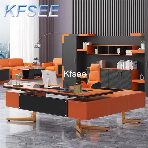 Kfsee, простой офисный стол Prodgf в длину 180 см, 1 шт. в комплекте