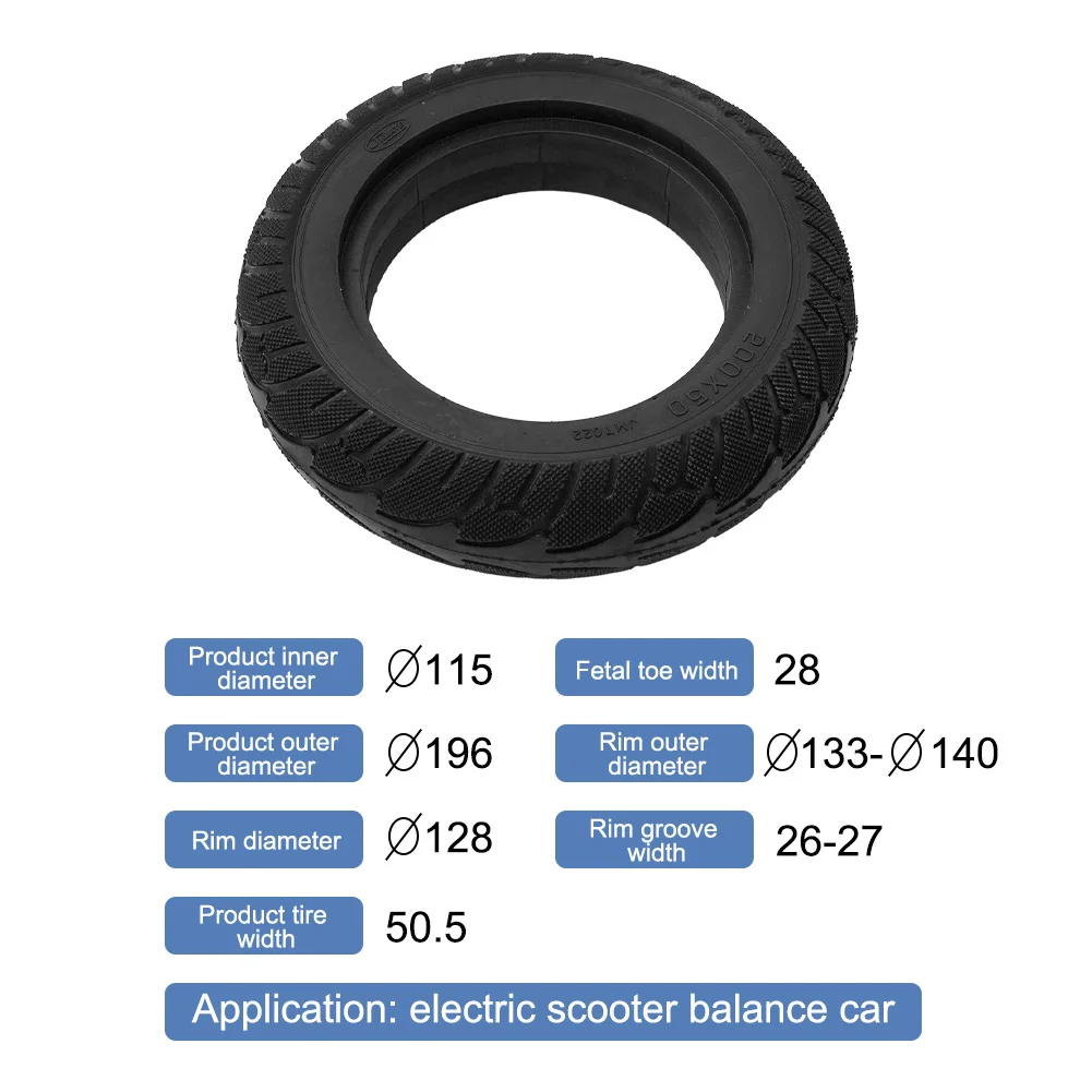 

Vvvvvvvv 200x50 8.5 Inch Scooter Solid Tire For Xiao Mi M365 For 1S For 365 Pro Puncture-resistant Scooter Inflatable Solidtire