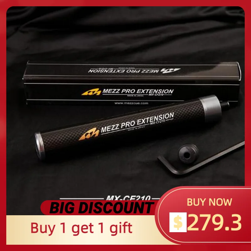 

Original MEZZ Pool Cue Extension Pool Kit EXC Billiard Cue Extension Carbon Fiber Billiard Supplies 70 Gram MEZZ Cue Extension