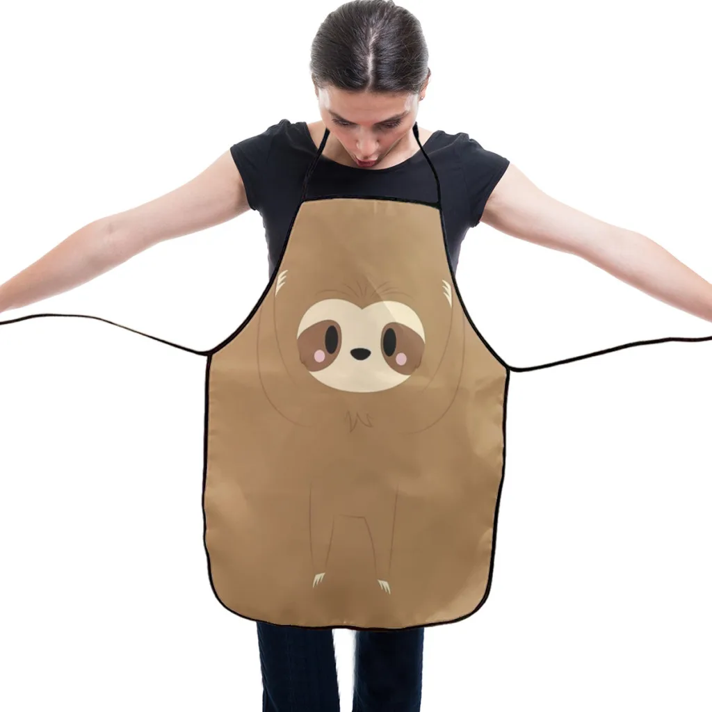 Кухонные фартуки Hugsies Sloth для женщин фартук бытовой уборки повара кулинарии