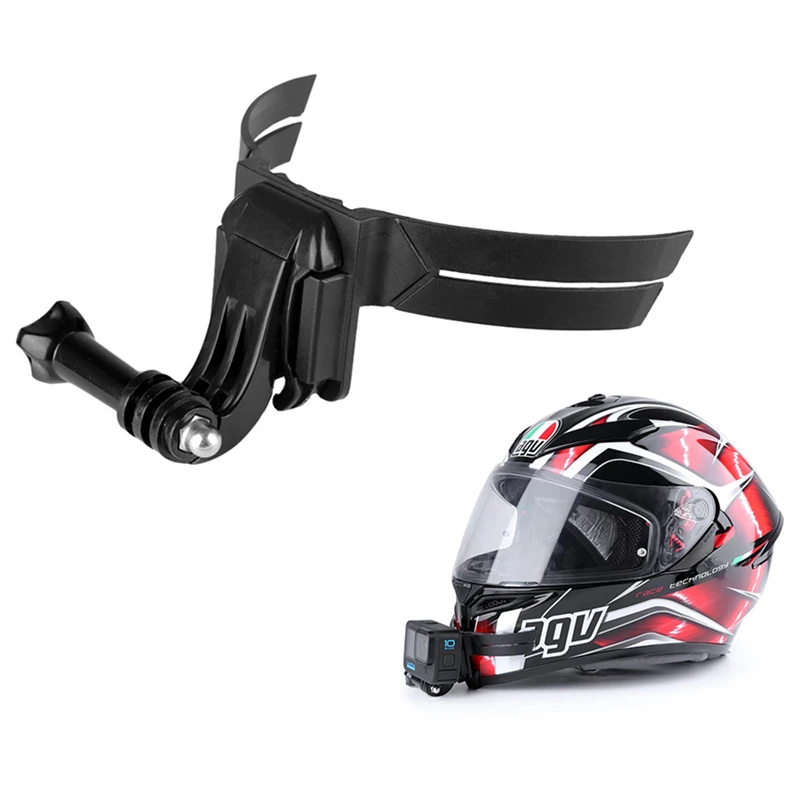 

Подставка для мотоциклетного шлема подбородок держатель для DJI Action 2 держатель на все лицо для GoPro Hero 10 9 8 7 Yi аксессуары для экшн-камеры