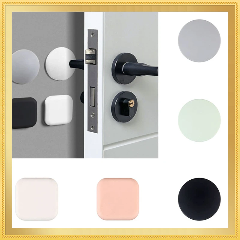 

2023NEW Door Stopper Thicken Rubber Door Handle Crash Pad Mute Shockproof Doors Holder Wall Protector Doorstopper Buffer Pad Toi