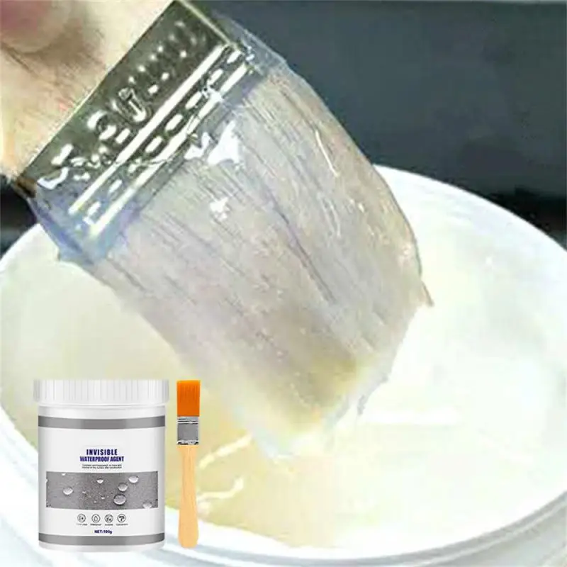 Герметик для водостойкого покрытия невидимая паста клей с кистью ремонта