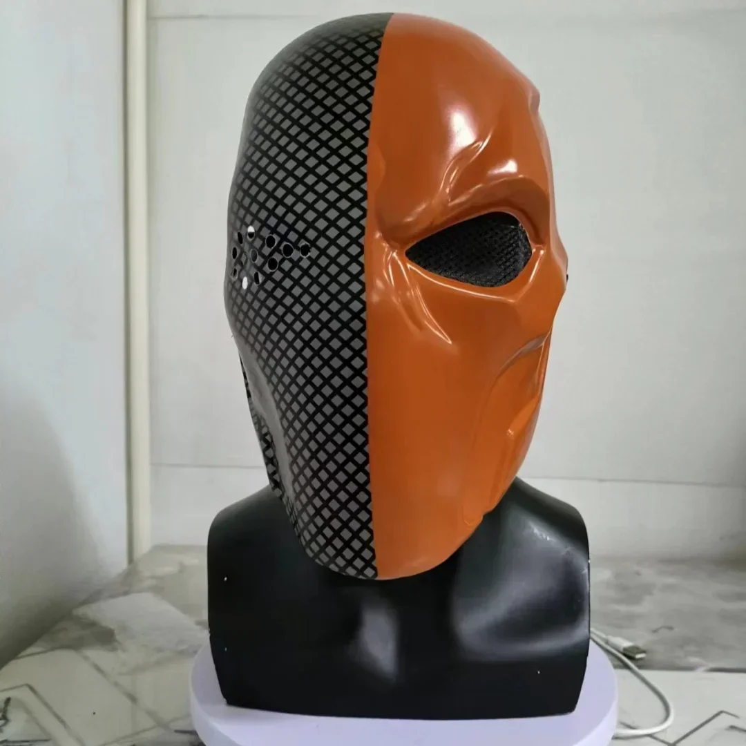 Deathstroke ПВХ Маска Лиходия Мерца Косплей Головные Уборы Хэллоуин Персонаж
