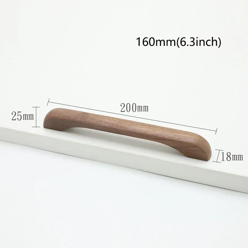 Дверца шкафа, деревянная ручка, дверная ручка шкафа, бук, черный орех, ящик, бревно, маленькая ручка из массива дерева, комод, кухонные ручки