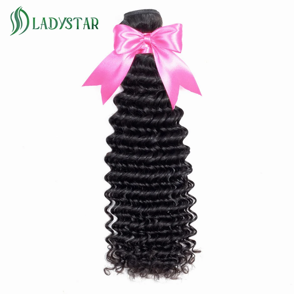 

Brazilian Deep Wave Virgin Hair 100% Unprocessed Human Hair Weave Bundles Machine Double Weft 8-30 Inch Free Shipping
