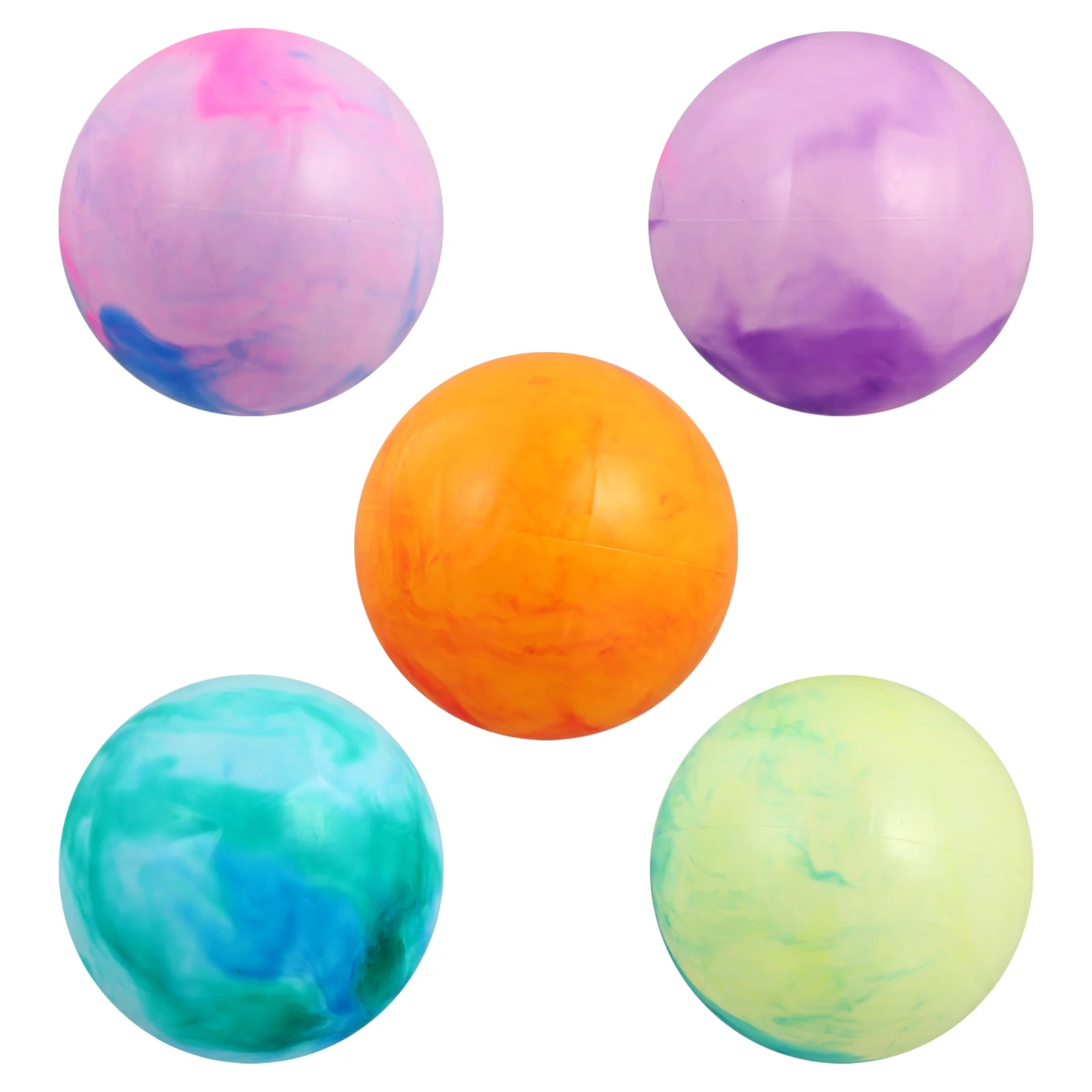 

5 PCS Plaything Toys Kids Cloud Colorful Plaything Toy Prom 15X15X15CM Plaything Pvc Inflatable Pool Party