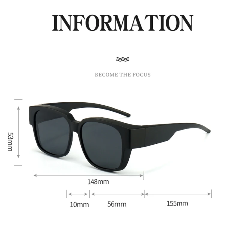 RUOBO TR90 мужские и женские поляризационные солнцезащитные очки для близорукости по