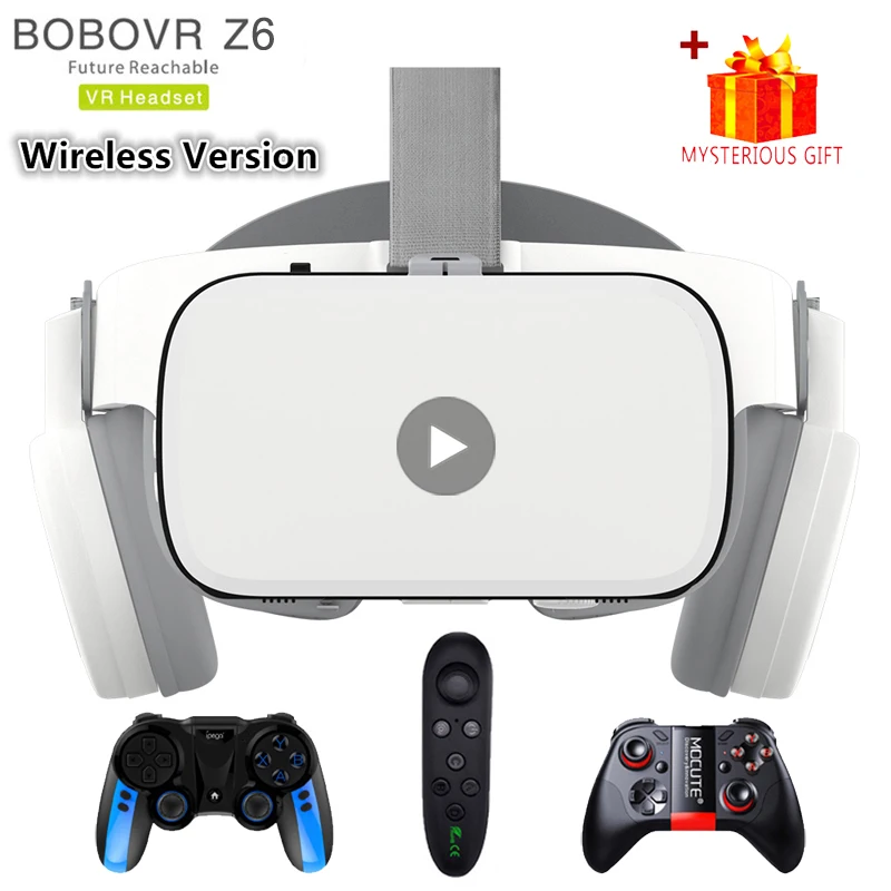 

Bobovr Bobo VR Z6 3D Viar Virtual Reality Glasses Bluetooth Lenses Headset Helmet Goggle Device Smart For Smartphone Phone Gogle