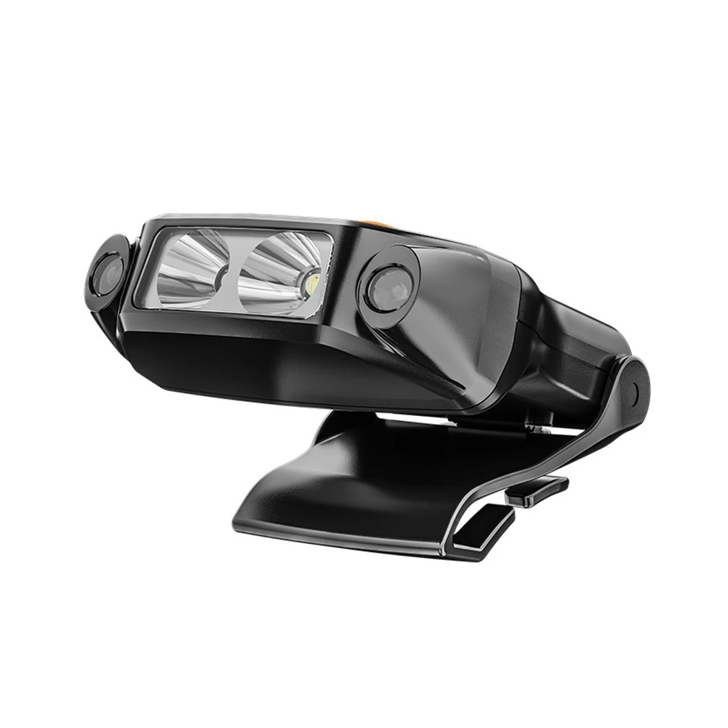 

Светодиодные колпачки с зажимом для головных уборов, компактные уличные индукционные заряжаемые мини светильники с датчиком для езды на ве...