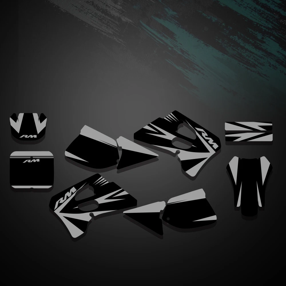 

Для Suzuki RM 125 250 RM125 RM250 1993- 1995 наклейки на графический Фон Наклейки на мотоцикл защитные наклейки на заказ