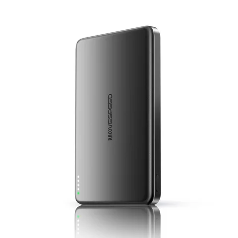 【CCC】MOVESPEED P07 Полутвердый аккумулятор Power Bank 10000 мАч 5000 мАч Магнитный аккумулятор с беспроводной зарядкой для iPhone 17 16 15