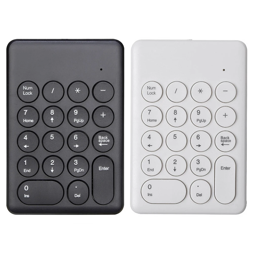 

2.4GHz Wireless Numeric Keypad Numpad 18 Keys Portable Wired Digital Keyboard For Accounting Teller Laptop Notebook Tablets
