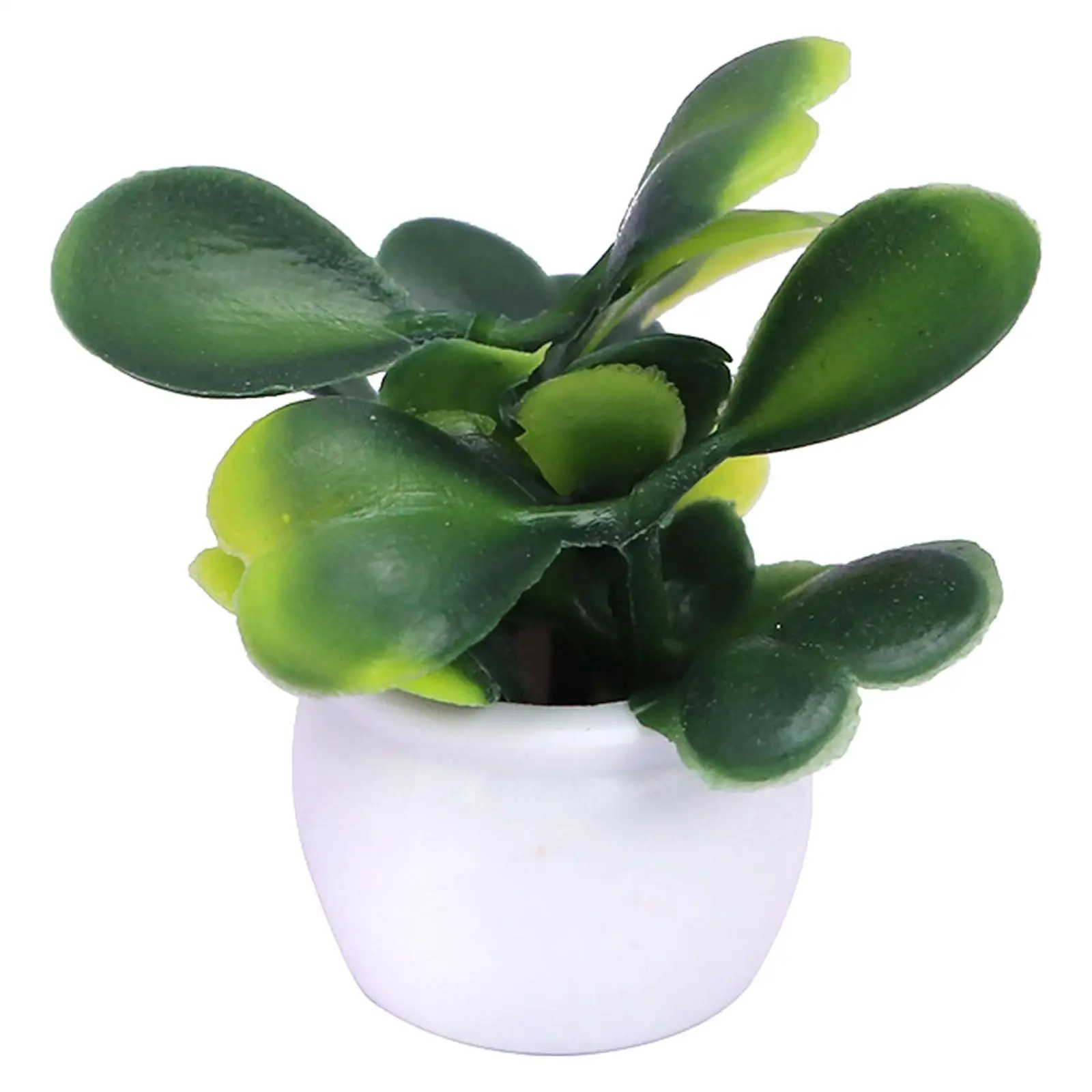 

2x 1/12 Dollhouse Potted Flowers Scene Micro Landscape Decor