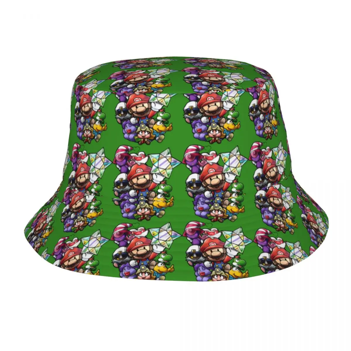 

Summer Beach Hatwear Door Accessories Bucket Hats Trendy Girl Sun Hats Mushroom Game Panamka Packable Fishing Caps Outdoor Sport
