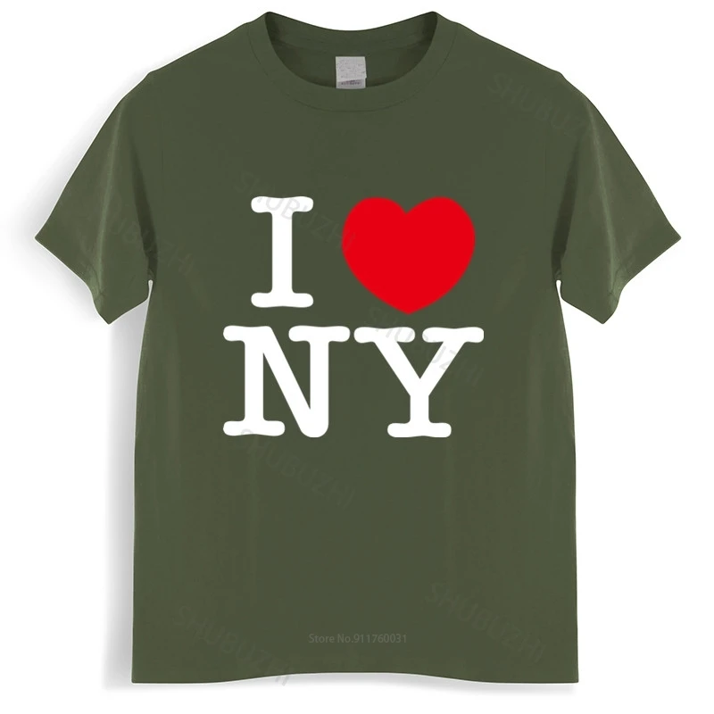 

New Arrived Mens t shirt I Love New York NY Heart souvenir Funny T shirt gift Comics Classic Bigger Size Homme Black T-shirt